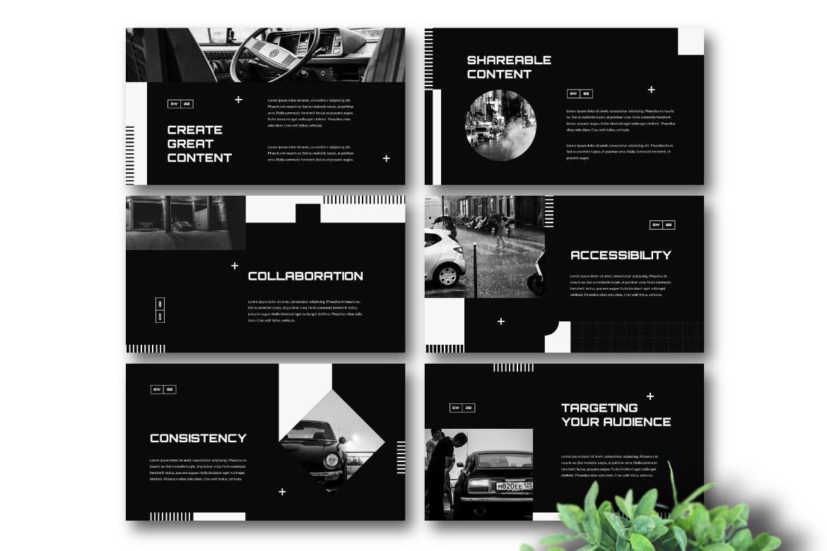 个性的设计感很强的优秀PPT模板下载（key）