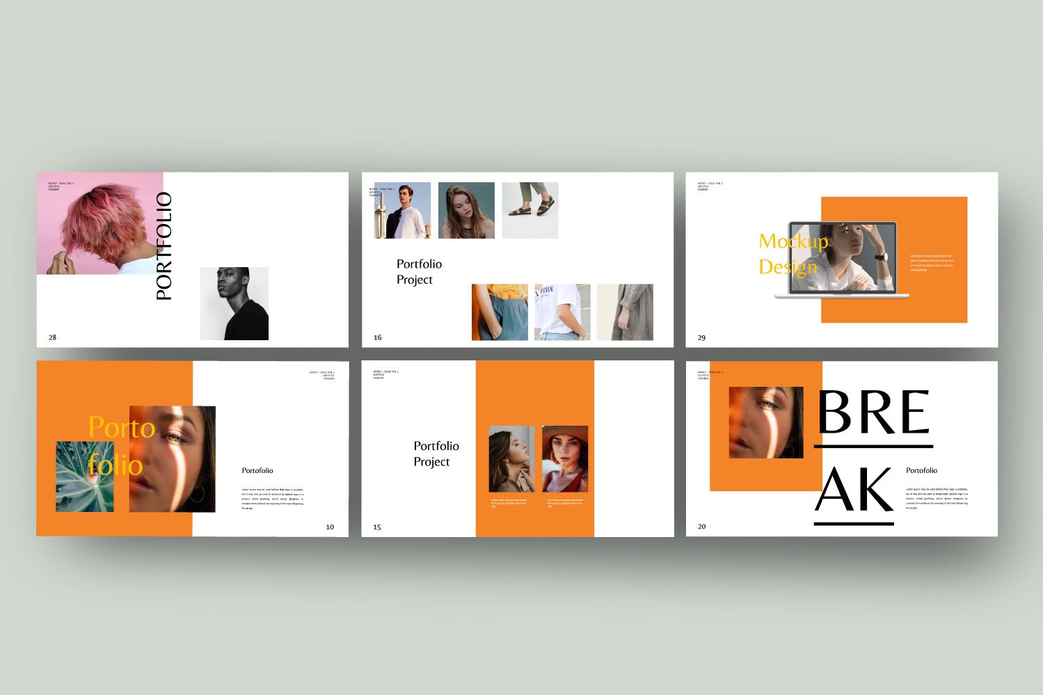 时尚有创意的PPT模板下载[PPTX]