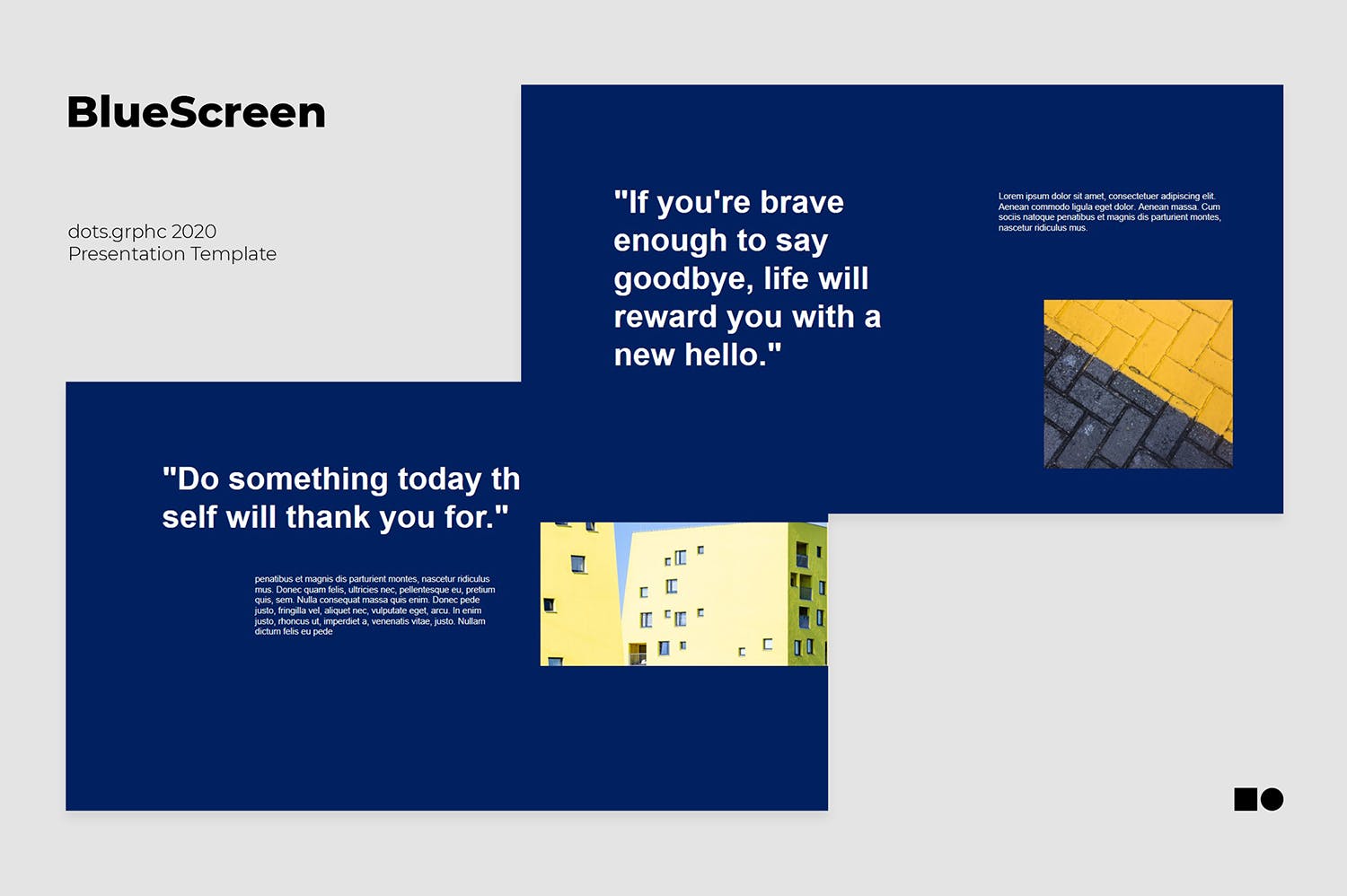 个性蓝色风格的PPT模板（PPTX）