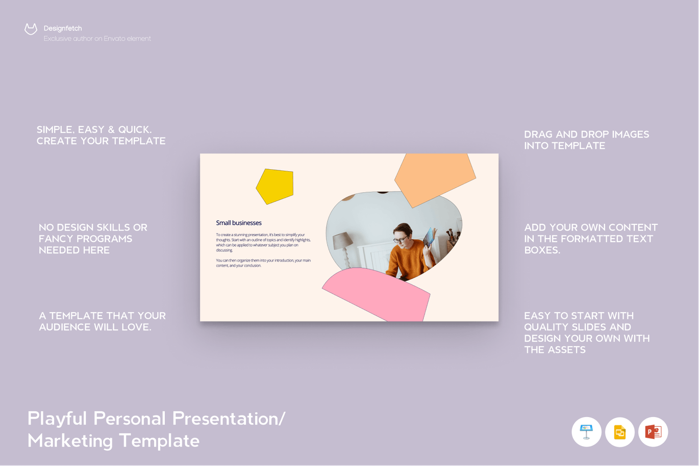 时尚高端可爱清新马卡龙配色市场营销powerpoint幻灯片演示模板（pptx）