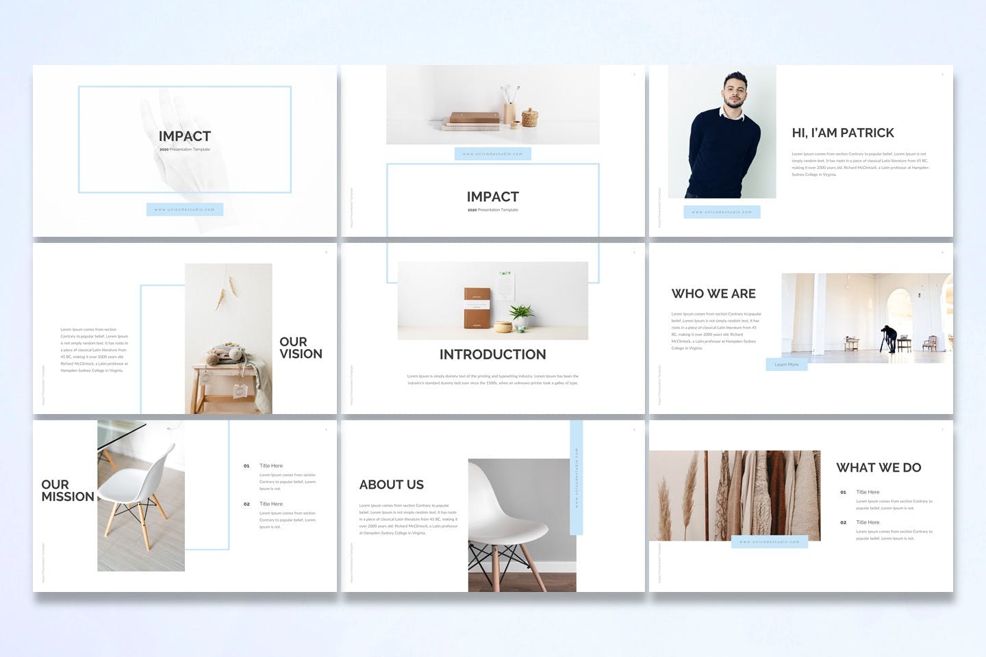 时尚简约的PPT模板下载  [PPTX]