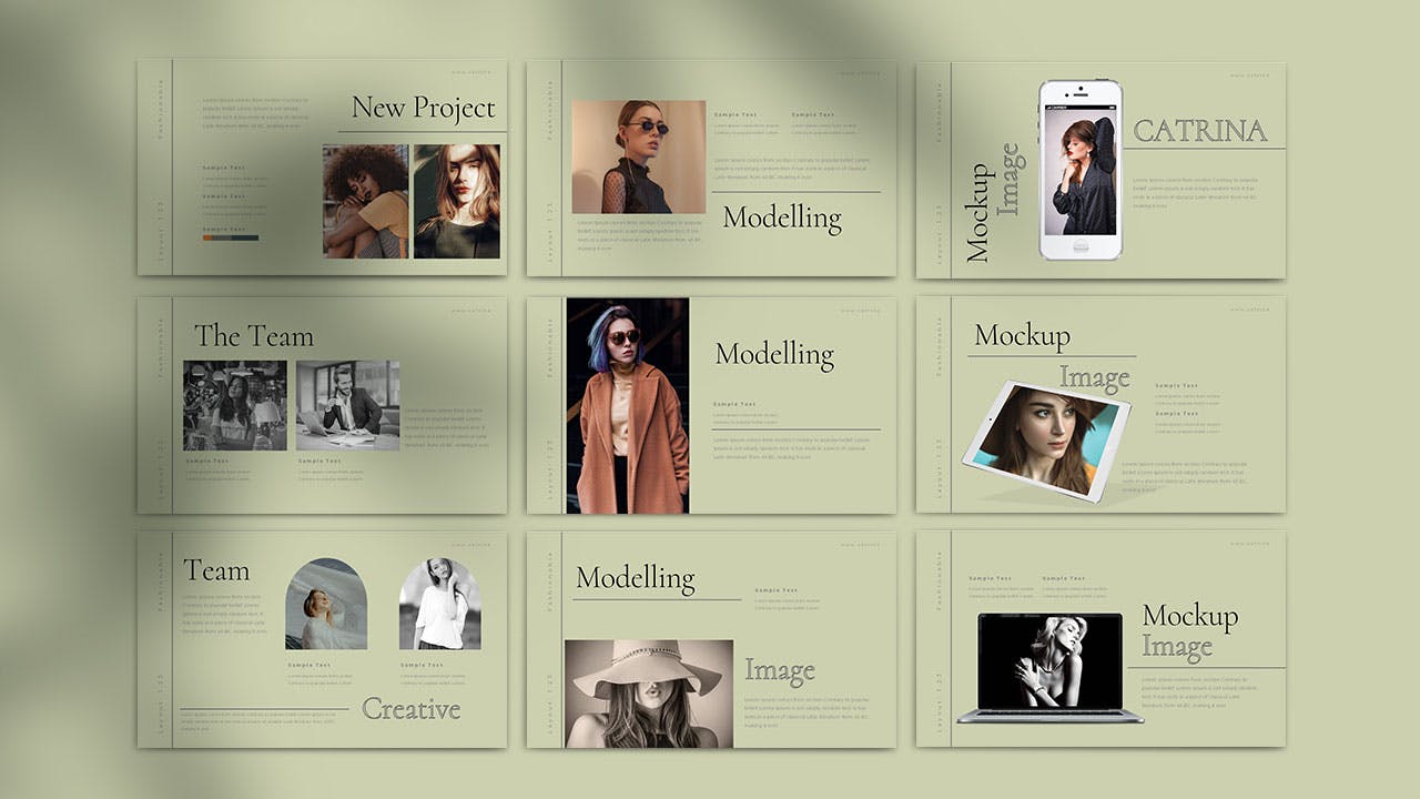 文艺风格多功能PPT模板（PPTX）