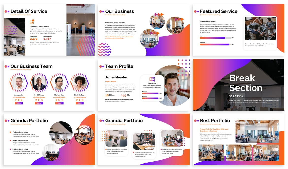 时尚简单的PPT模板下载（PPTX）