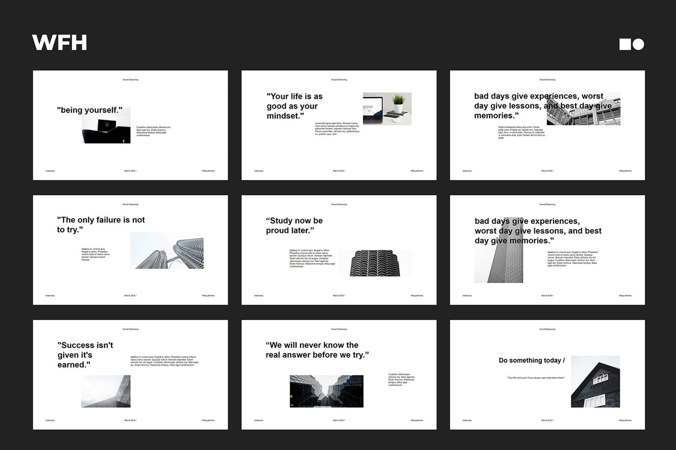 时尚高端简约多用途的高品质powerpoint幻灯片演示模板（pptx）