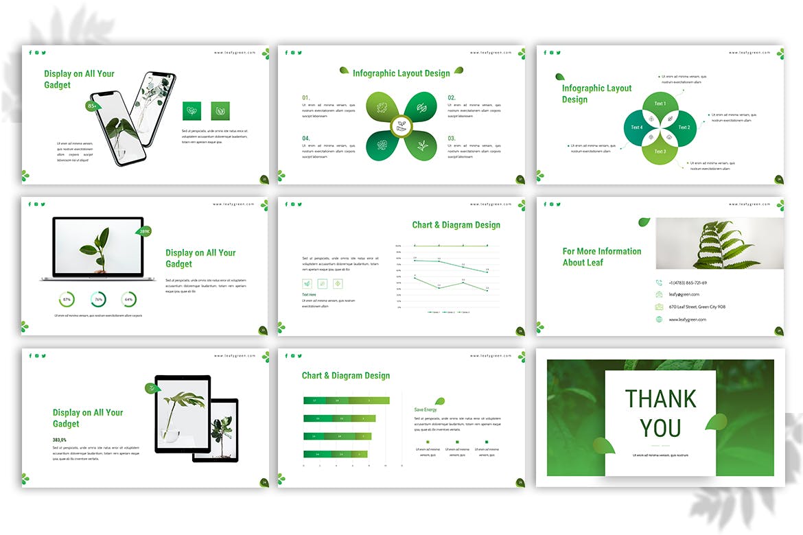 ECO绿色环保类项目商业计划书PPT模板下载（PPTX）