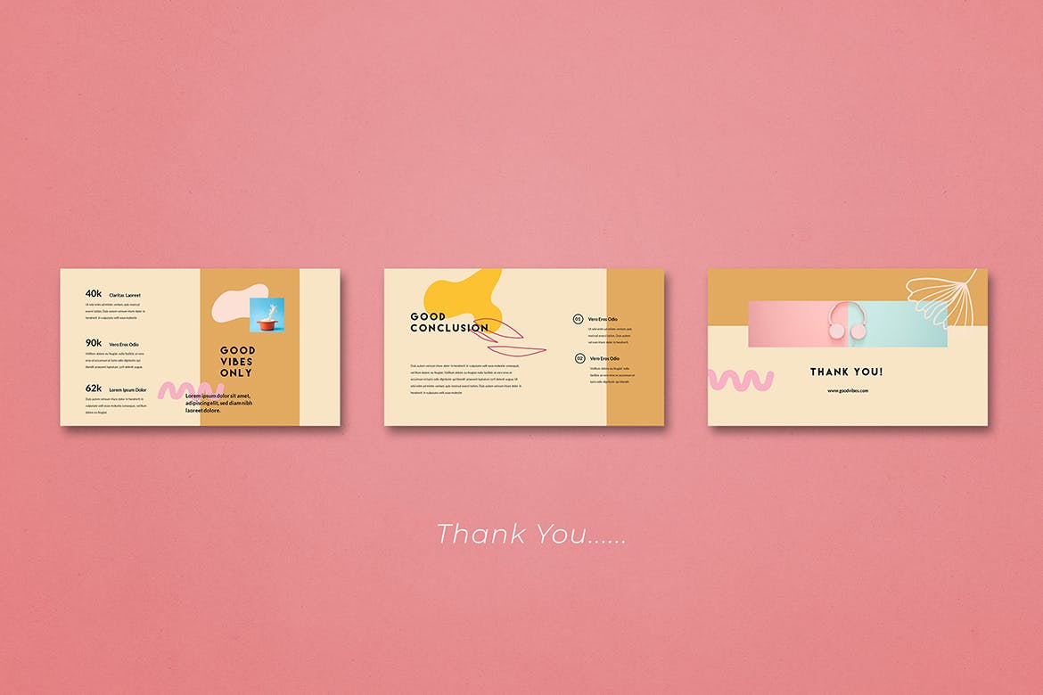 时尚高端简约清新优雅多用途的powerpoint幻灯片演示模板（pptx）