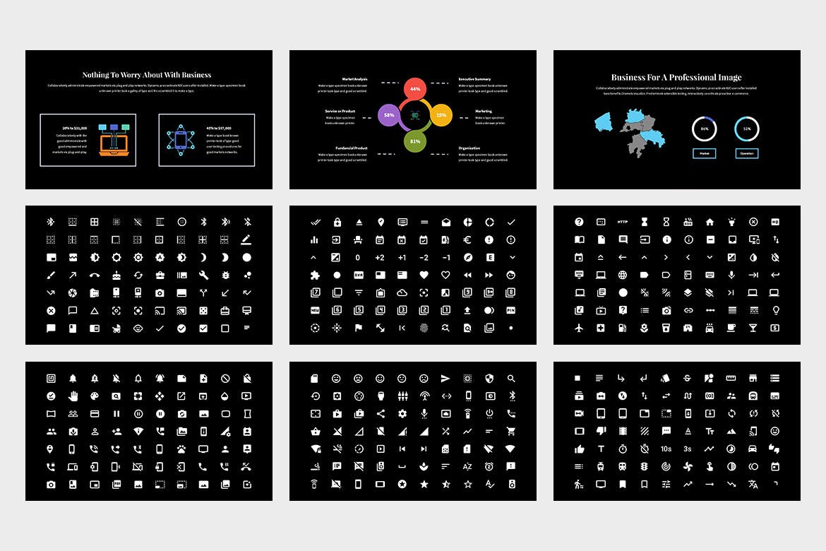 球场甲板信息图表数据展示PPT模板(PPTX)