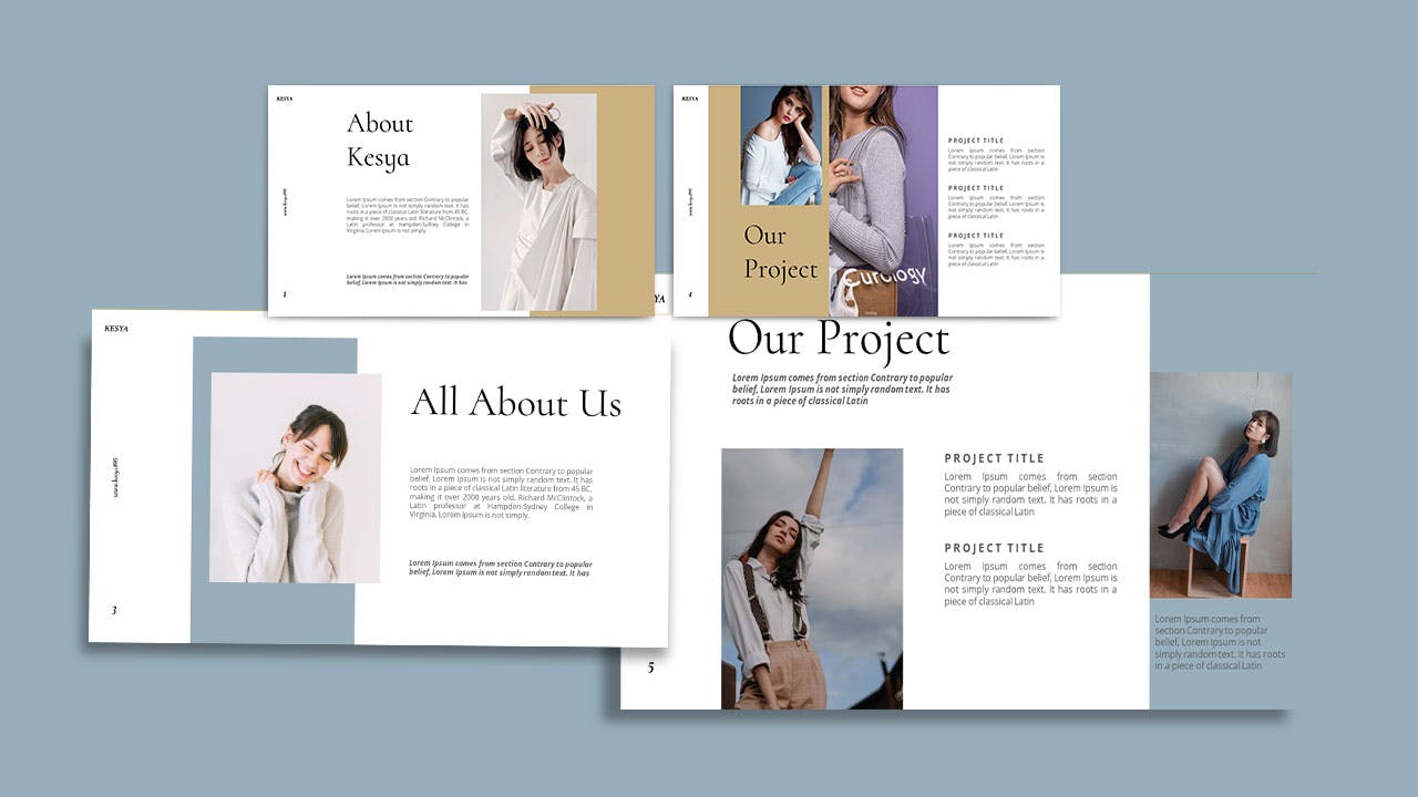 时尚优雅多用途的简约大数据powerpoint幻灯片演示模板（pptx）