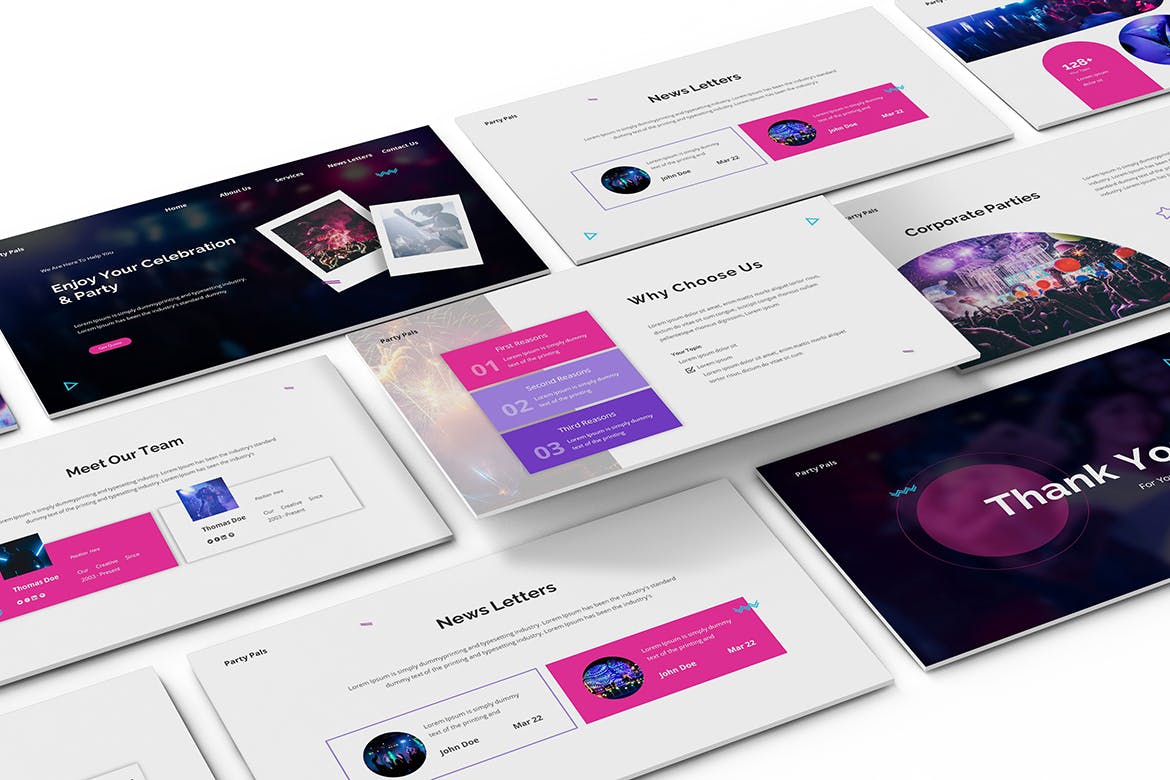 时尚的商业计划书PPT模板下载（PPTX）