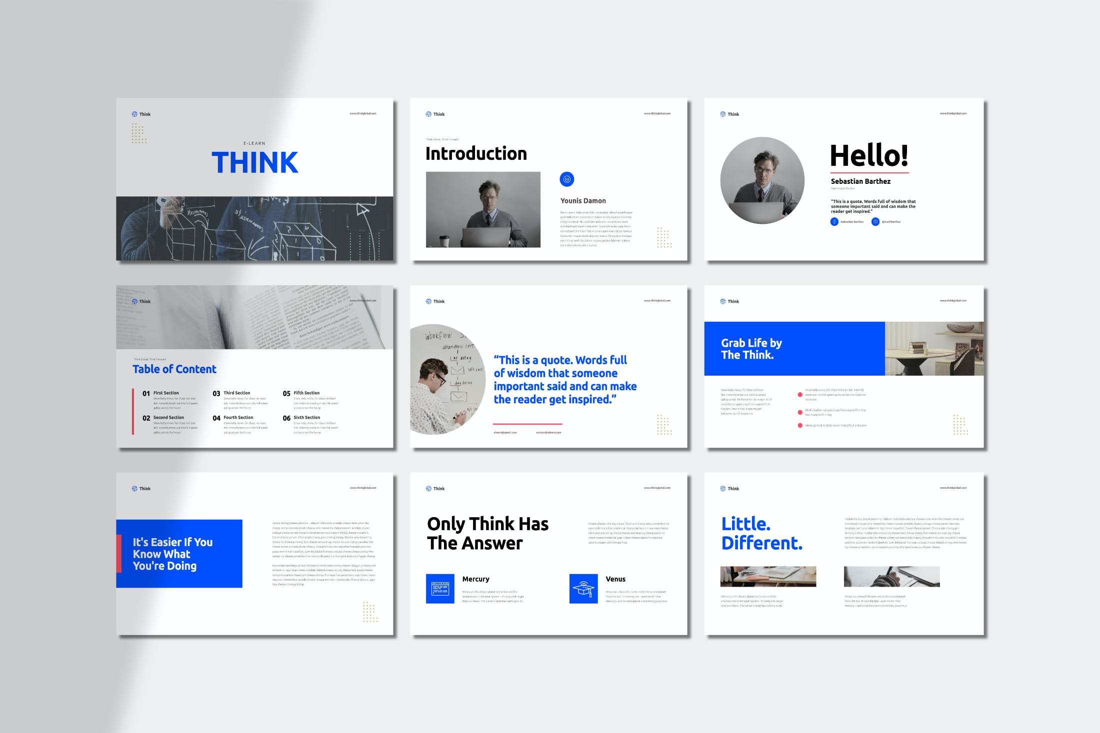 干净专业的商业计划书PPT模板（PPTX）