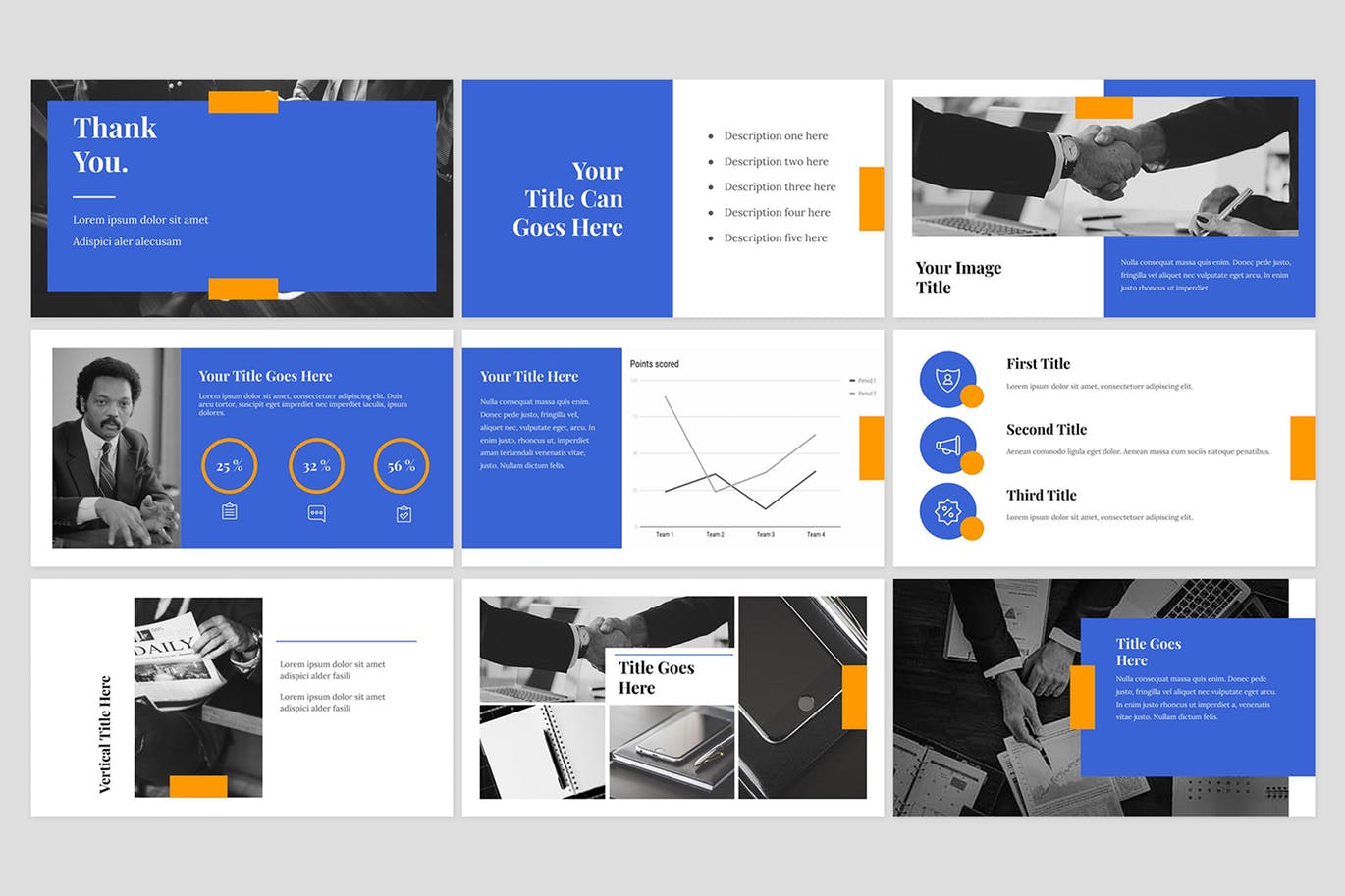 商业计划书谷歌幻灯片模板 [PPTX]