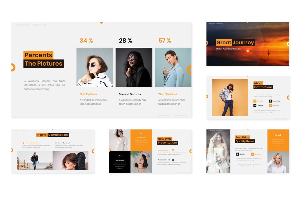 高品质的旅游旅行powerpoint幻灯片演示模板（pptx）