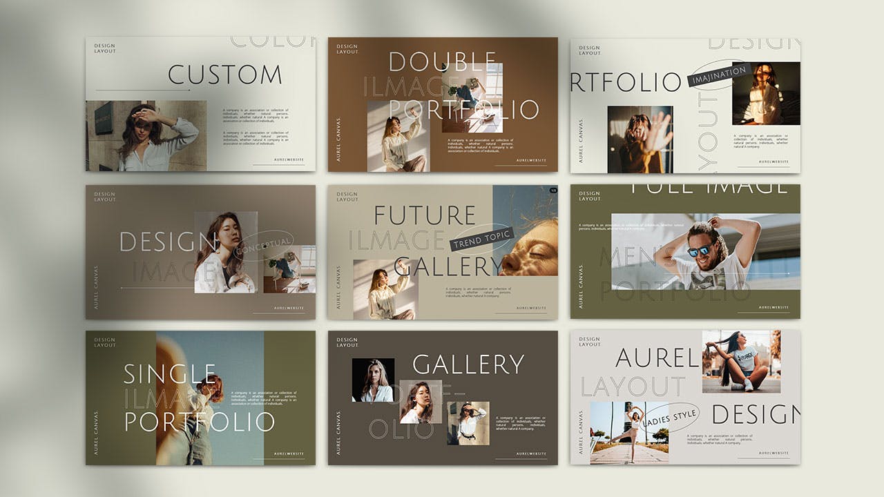 时尚复古的PPT目标（PPTX）