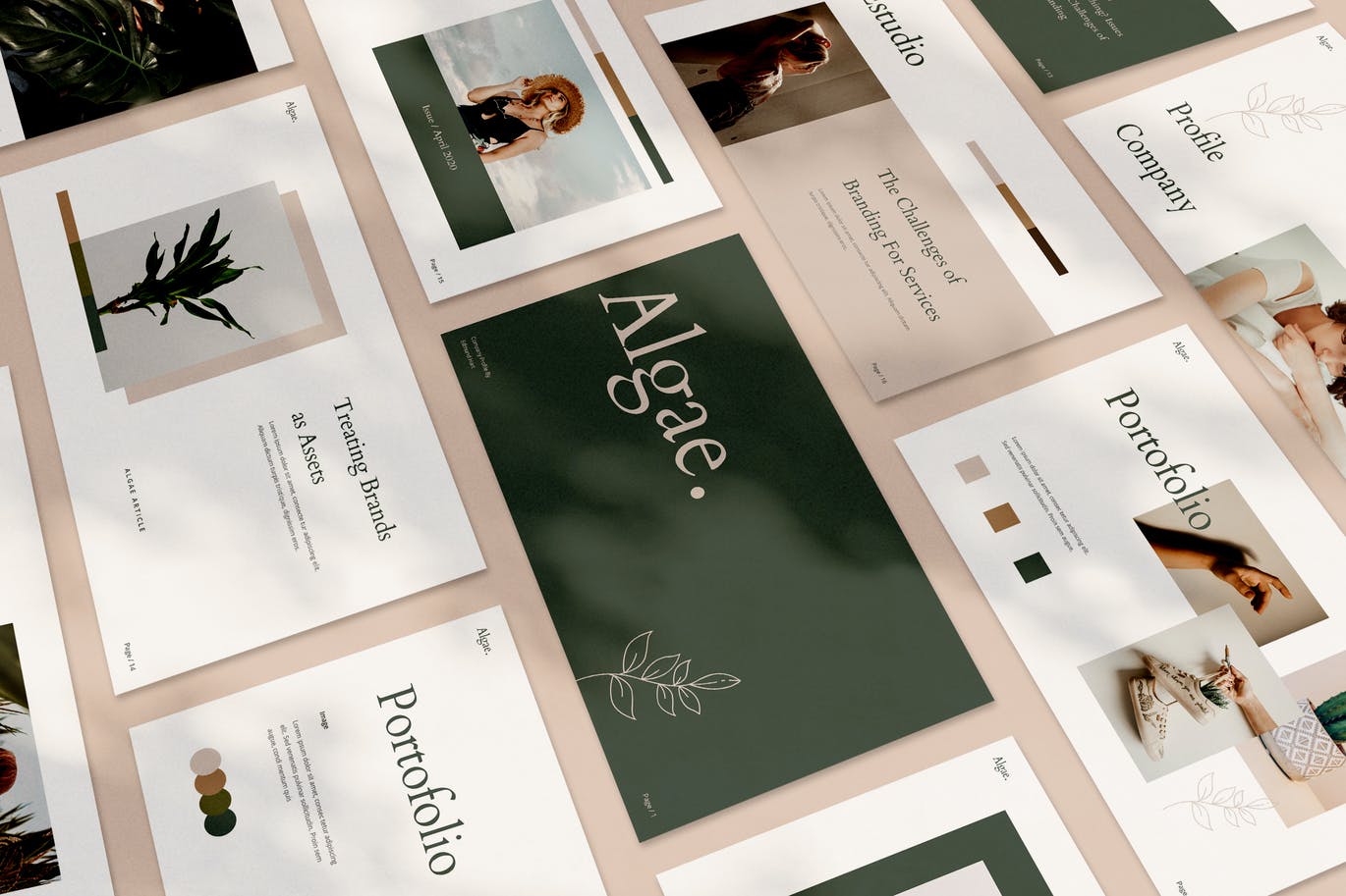 时尚高端专业优雅的powerpoint幻灯片演示模板（pptx）