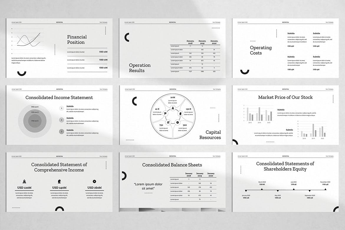 简约清新时尚多用途年度报告大数据powerpoint幻灯片演示模板（pptx）