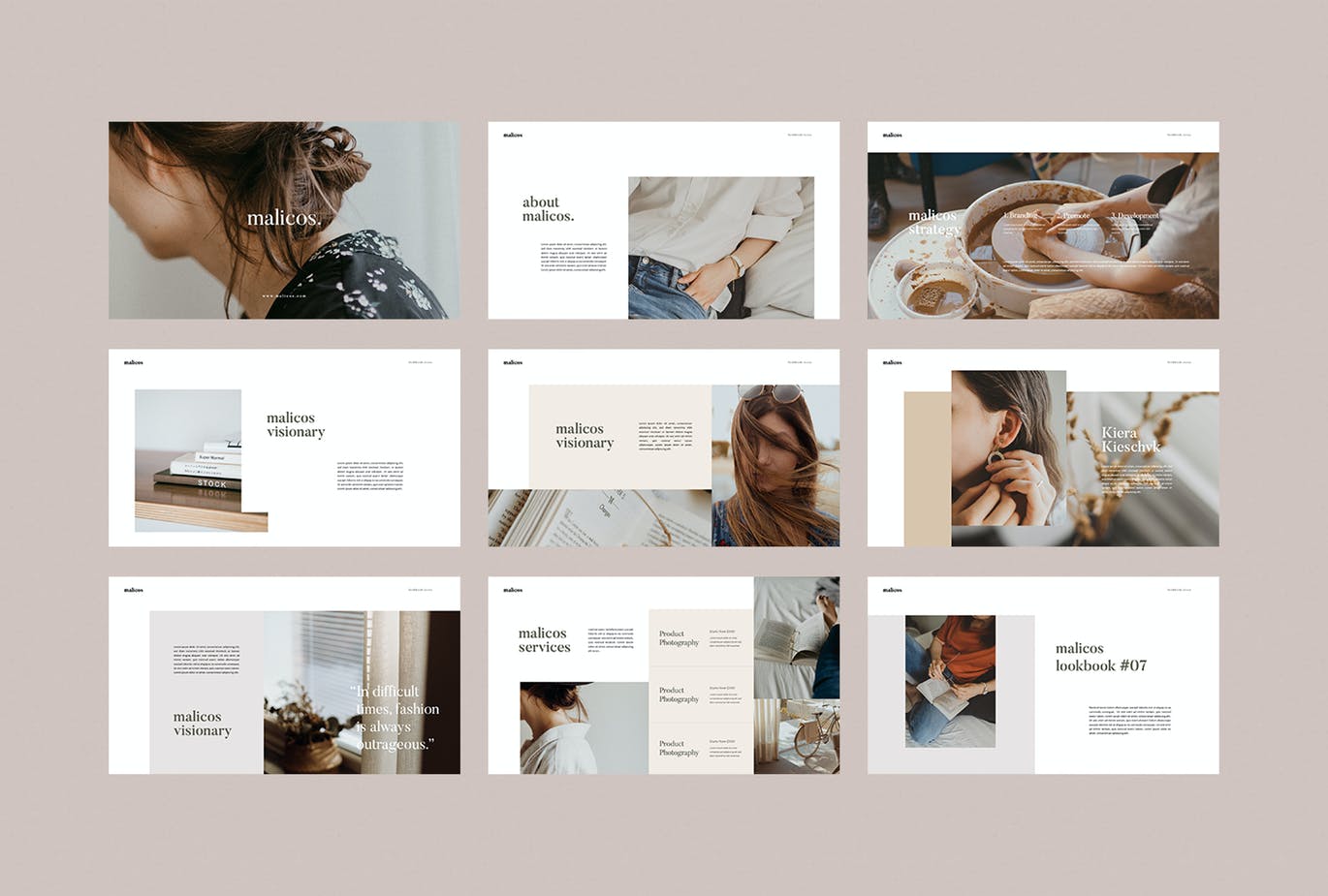 时尚高端简约优雅的高品质powerpoint幻灯片演示母案（pptx）