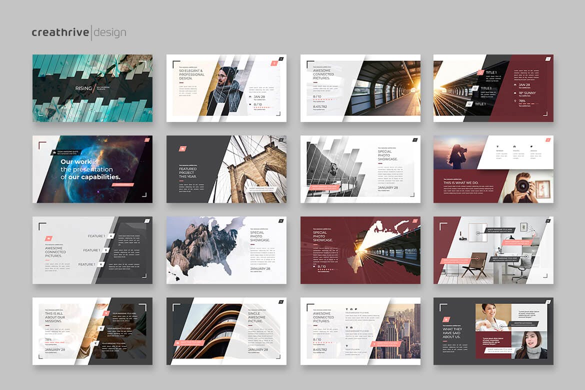 时尚大气杂志风PPT模板下载（PPTX）