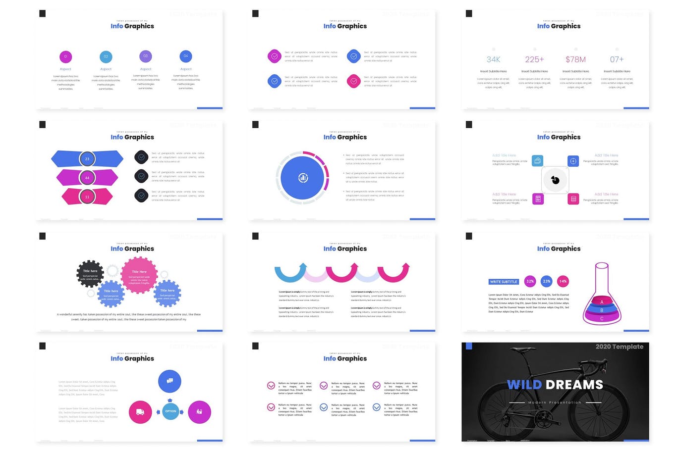 时尚高端多用途的大数据powerpoint幻灯片演示模板（pptx）