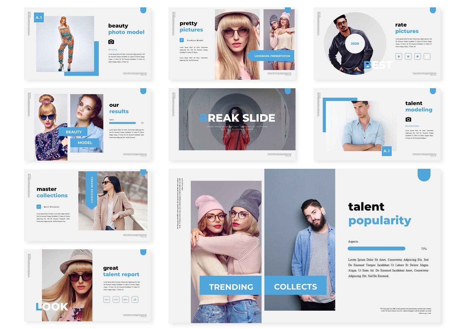 极简主义时尚PPT模板(PPTX)