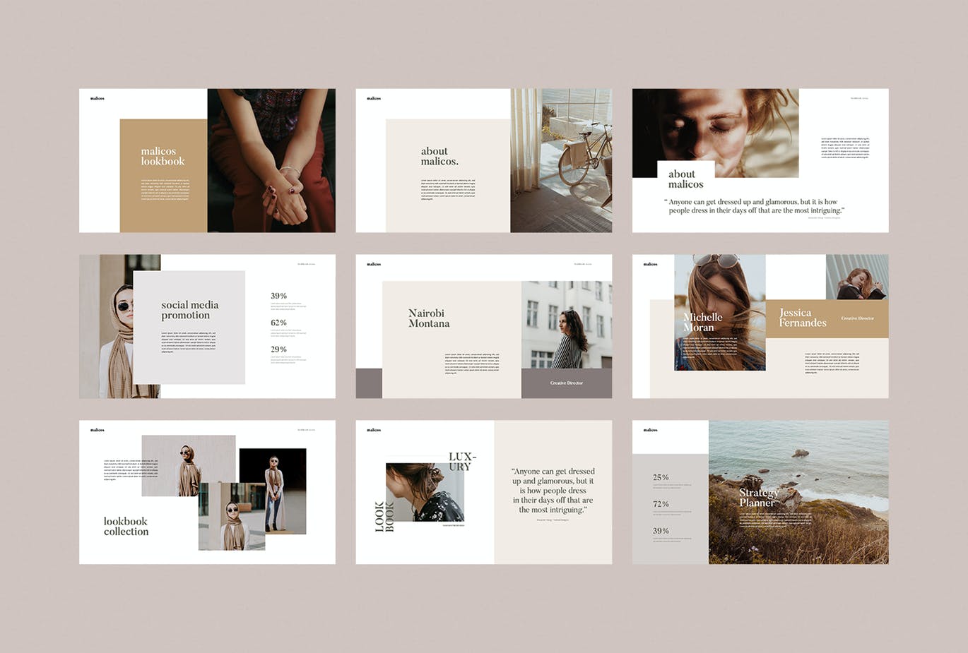 时尚高端简约优雅的高品质powerpoint幻灯片演示母案（pptx）