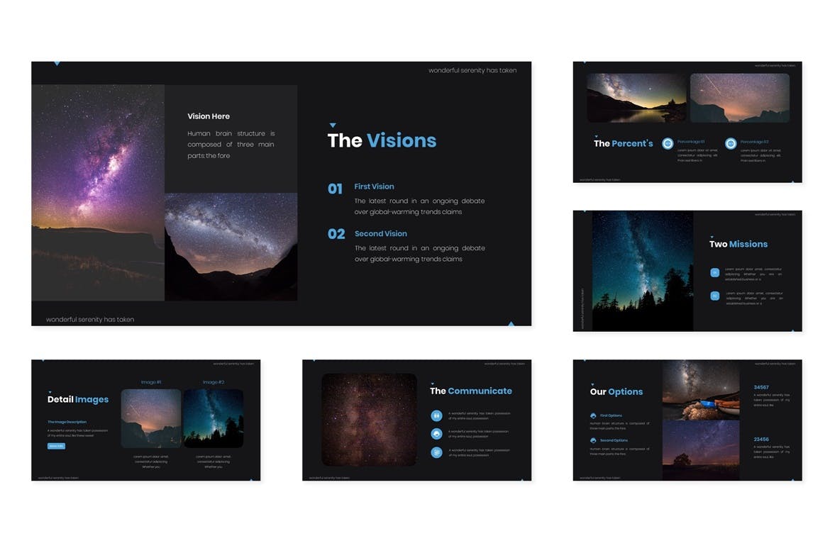 酷炫的深色PPT模板下载(PPTX)