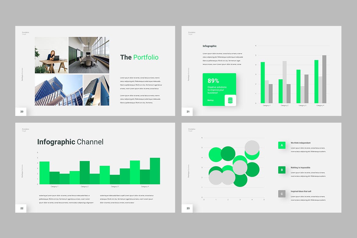 用于多用途演示的专业PPT模板(PPTX)