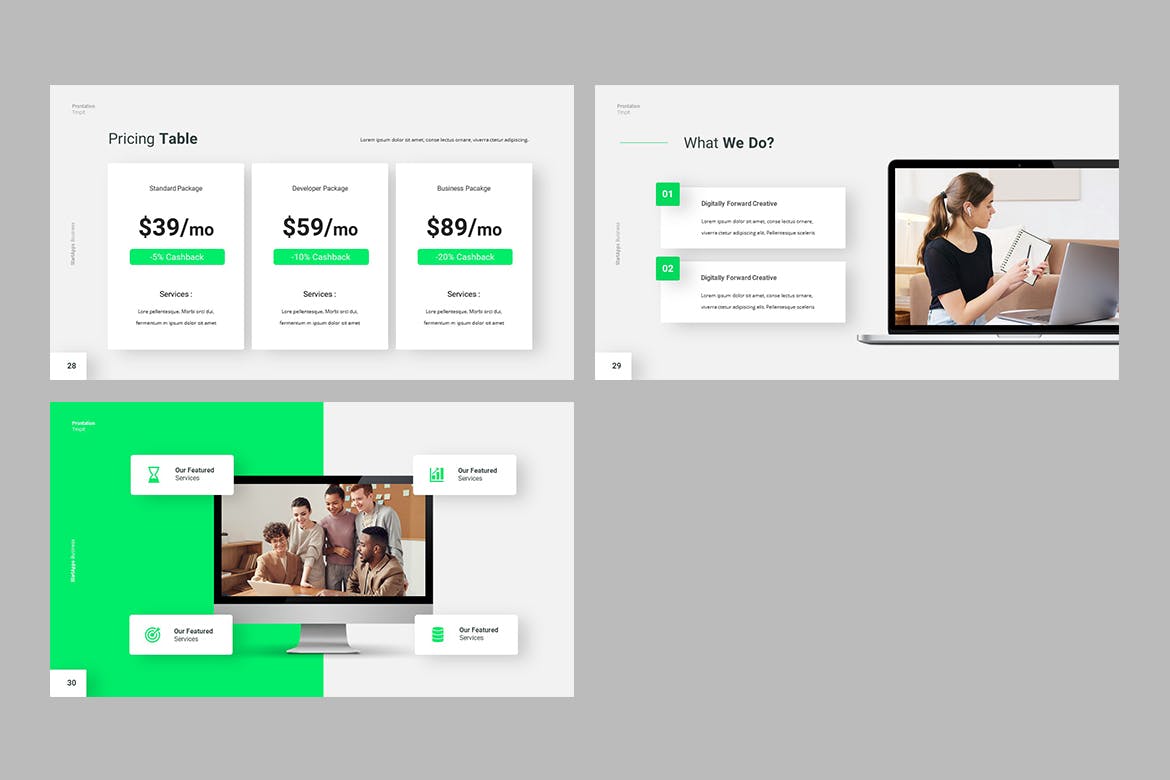 用于多用途演示的专业PPT模板(PPTX)