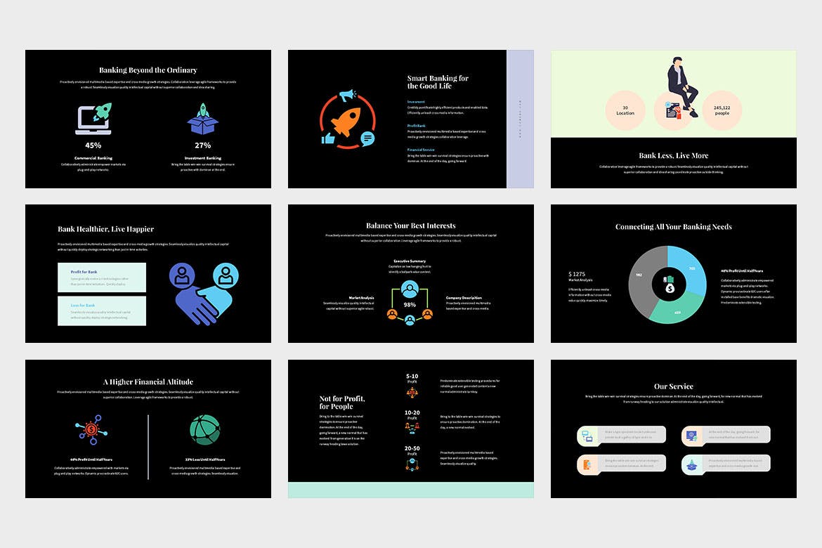 球场甲板信息图表数据展示PPT模板(PPTX)