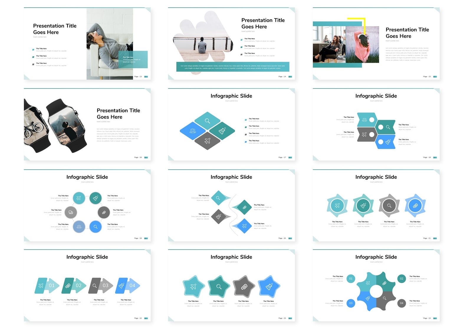 时尚的PPT模板下载（PPTX）