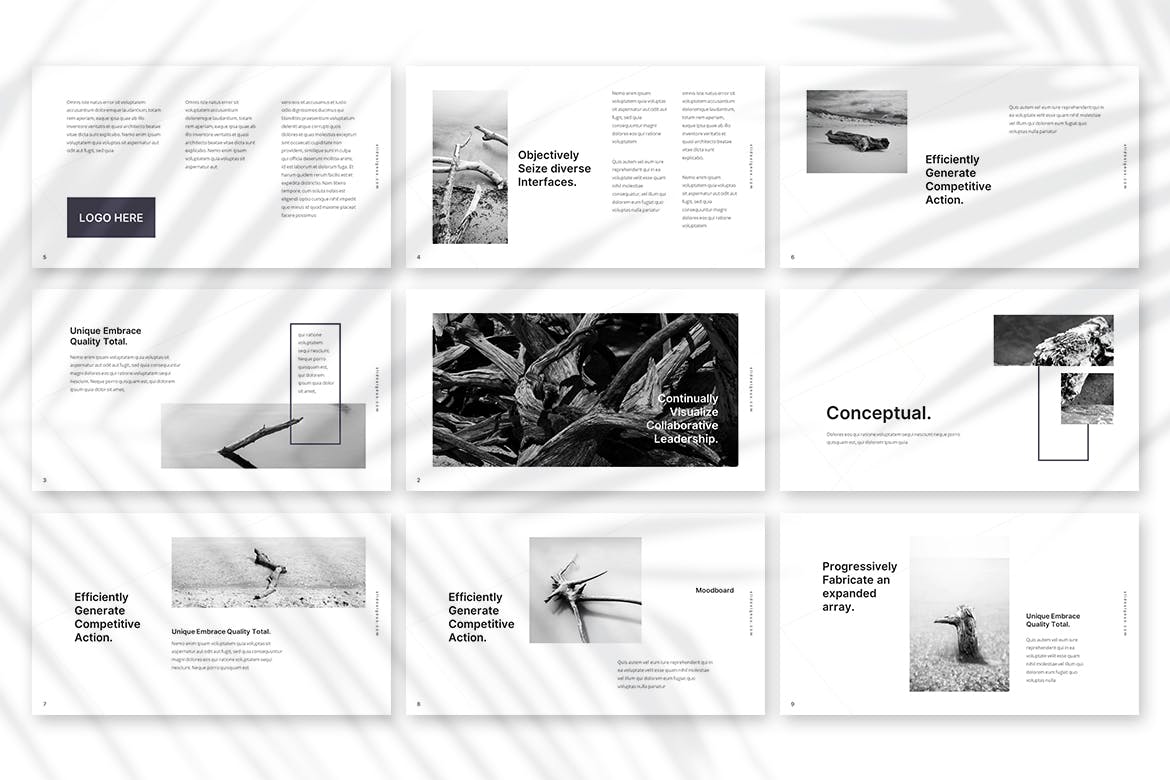 时尚高端简约清新多用途powerpoint幻灯片演示模板（pptx）