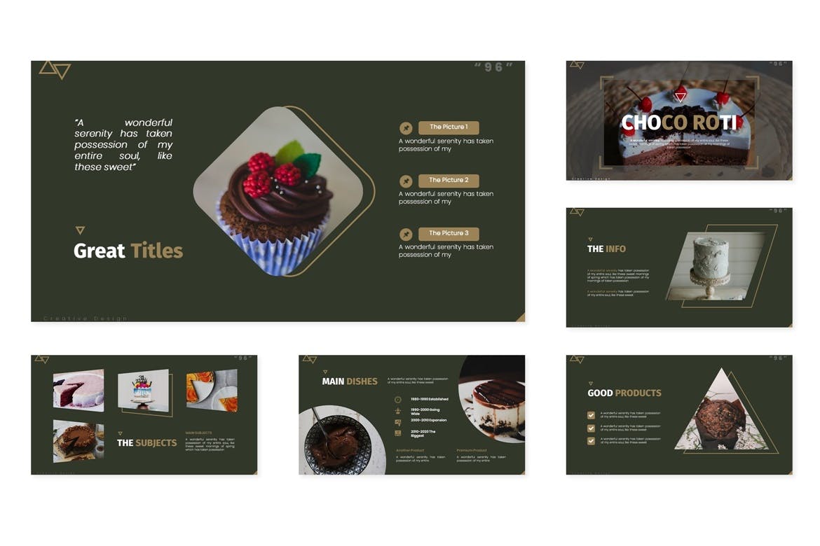 深绿色底的企业PPT模板（PPTX）