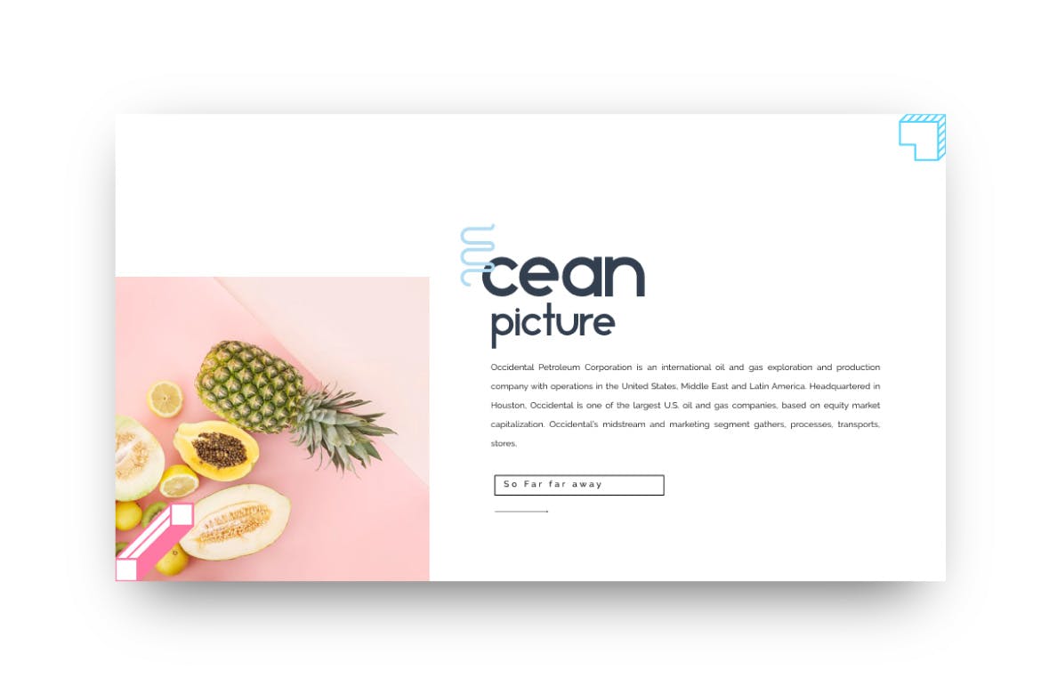 PPT模板 | 现代几何彩色时尚杂志独特优雅设计演示文稿幻灯片PPTX模板