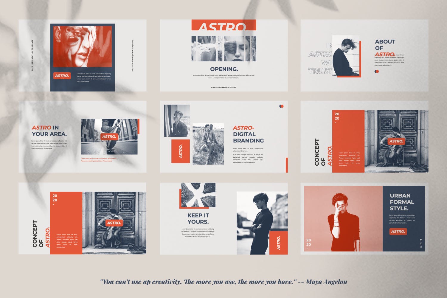 专业超现代和独特的设计PPT模板下载[PPTX]