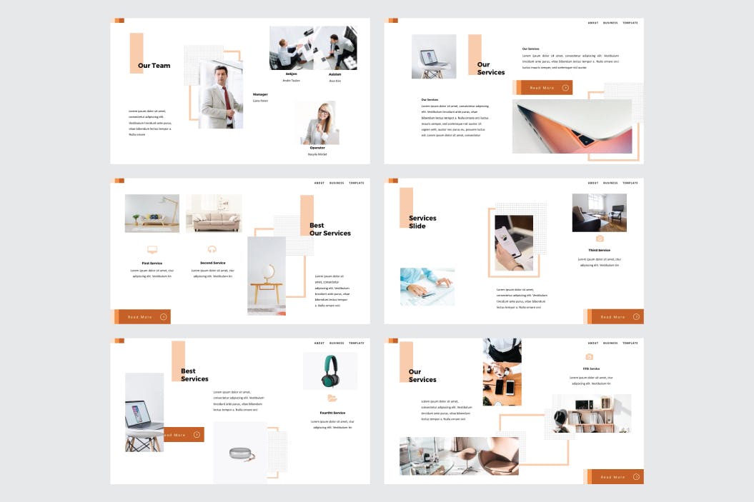 简约时尚高端清新优雅powerpoint幻灯片演示模板（pptx）