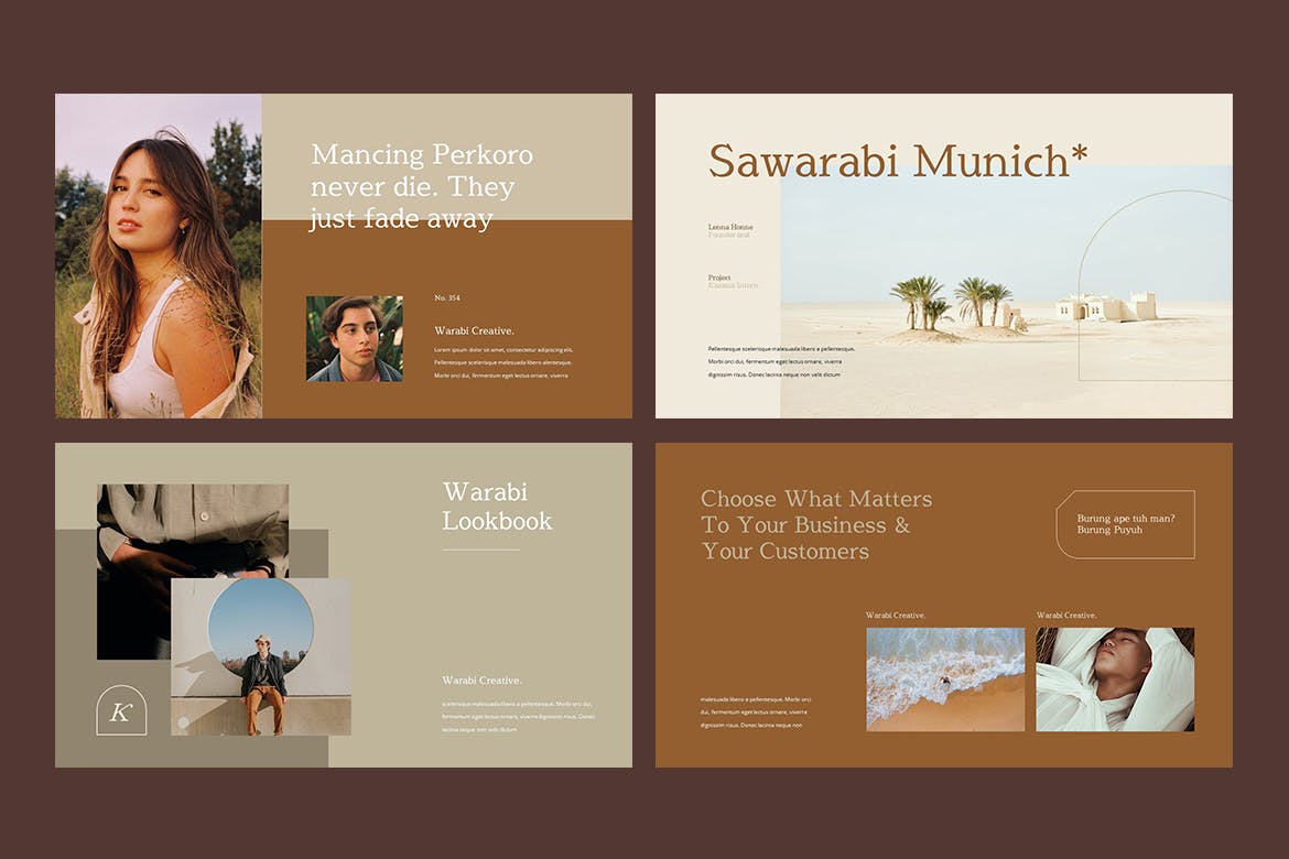 时尚高端专业的优雅高品质powerpoint幻灯片演示模板（pptx）