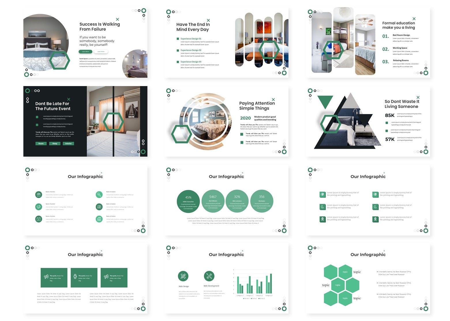 内部工作汇报-Powerpoint模板 (PPTX)