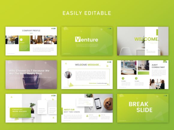 创意的企业多用途业务演示PPT幻灯片模板