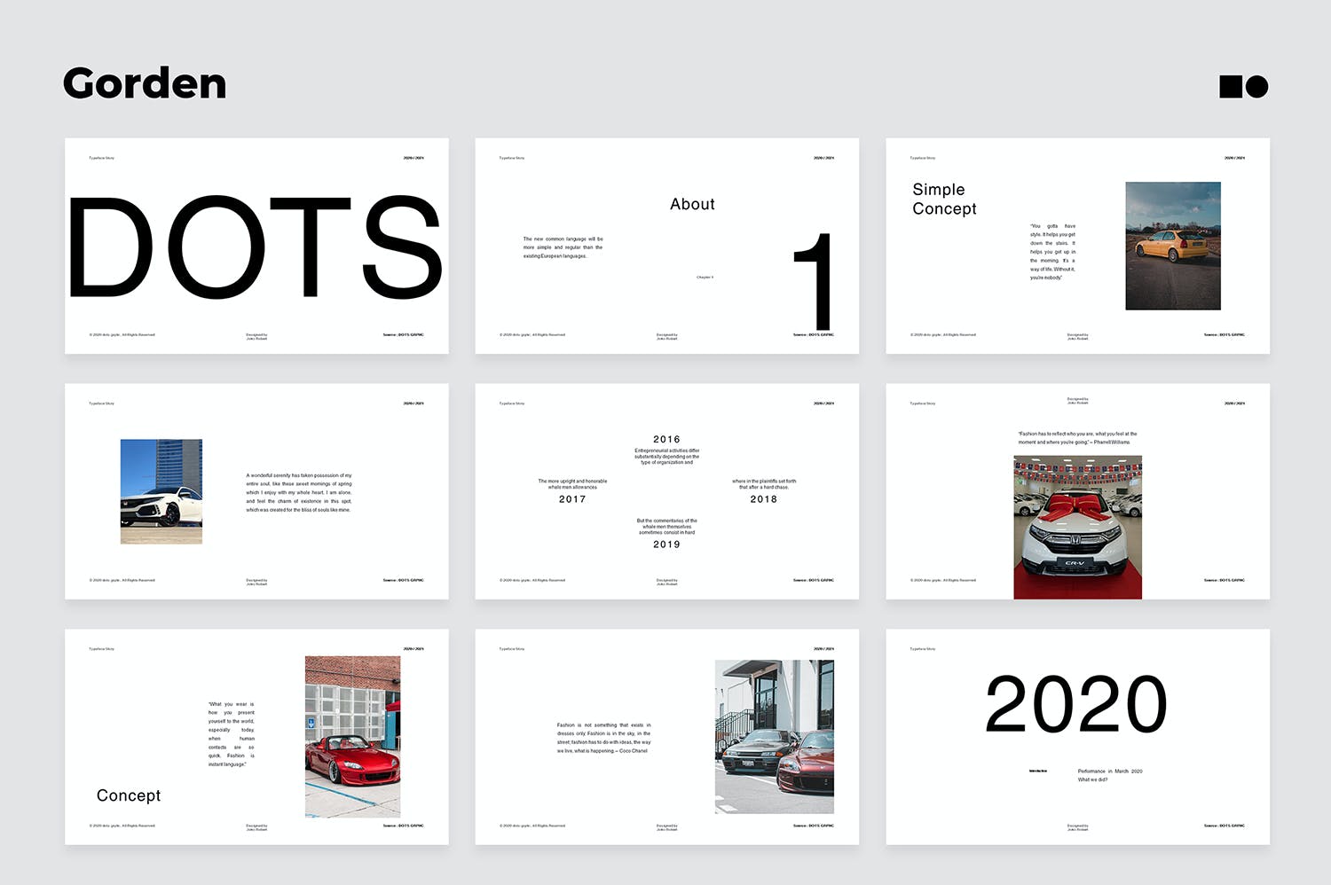 极简主义优雅的时尚PPT模板(PPTX)
