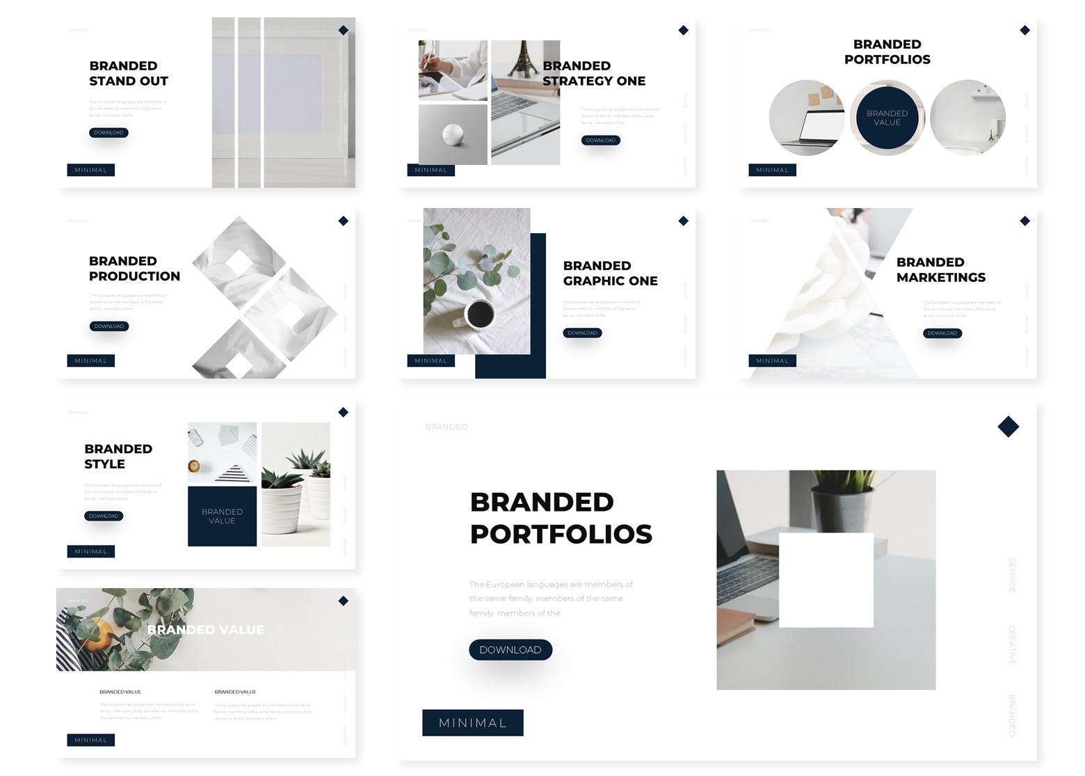 品牌创意Powerpoint模板