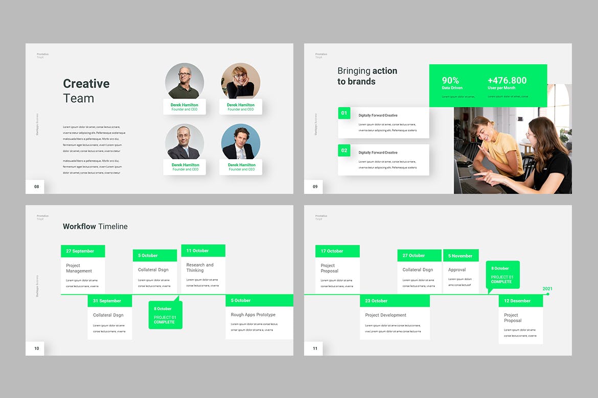 用于多用途演示的专业PPT模板(PPTX)