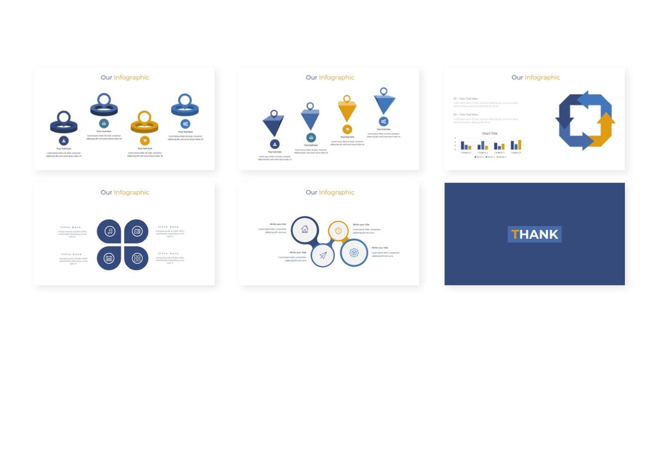 时尚高端简约多用途的Google Slides谷歌幻灯片演示模板（pptx）