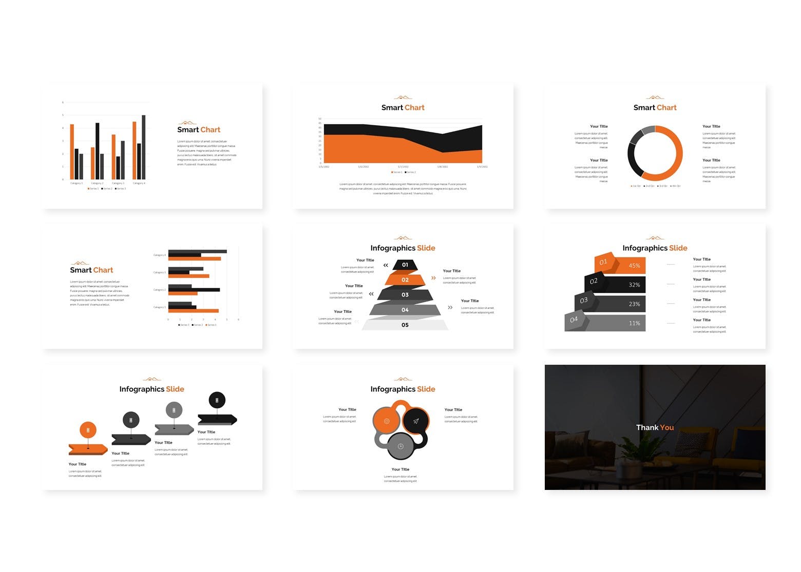 现代房地产谷歌幻灯片PPT模板下载