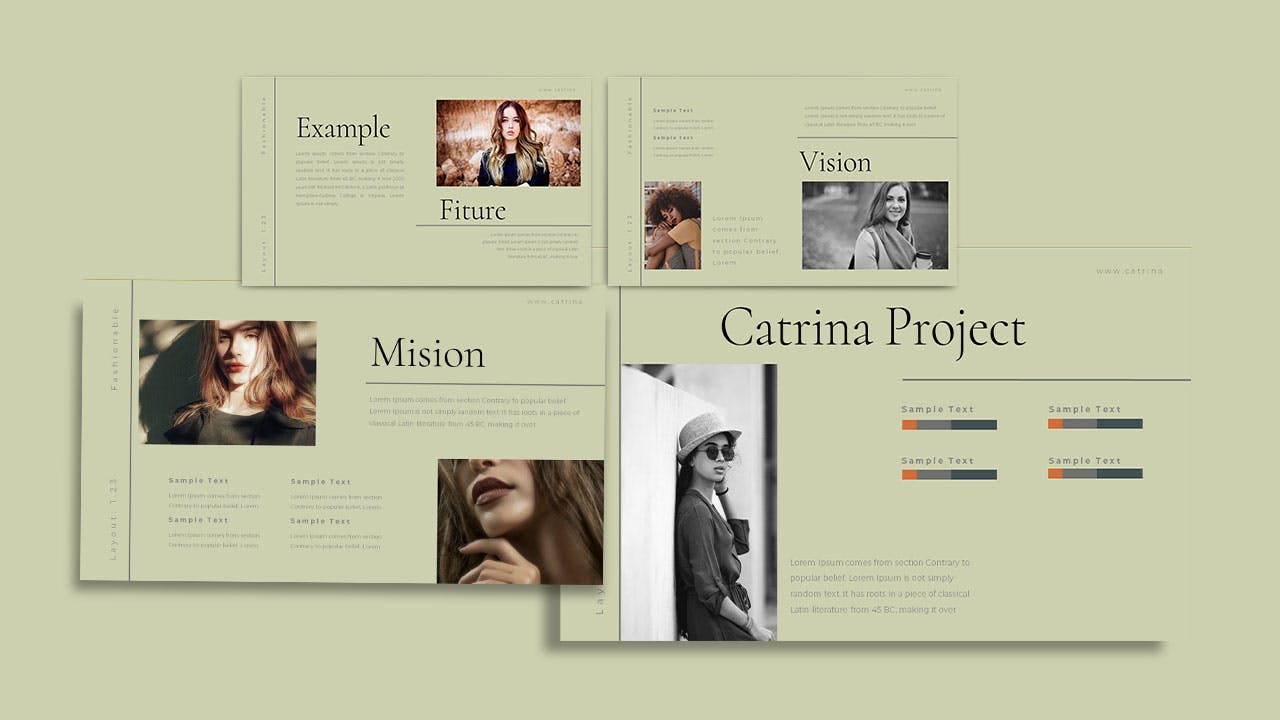 文艺风格多功能PPT模板（PPTX）