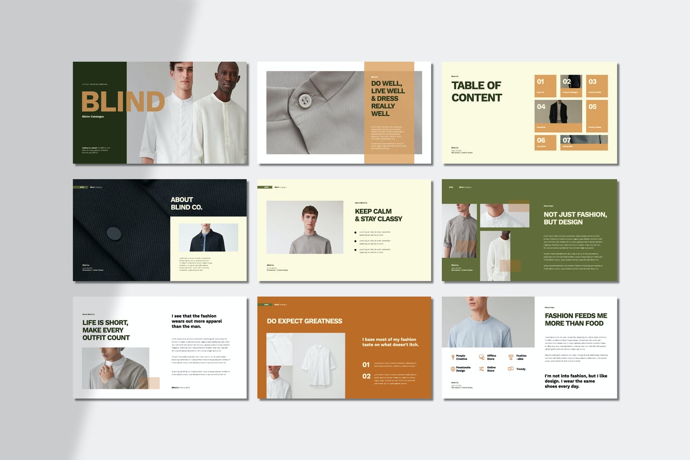 时尚高端专业的高品质powerpoint幻灯片演示模板（pptx）