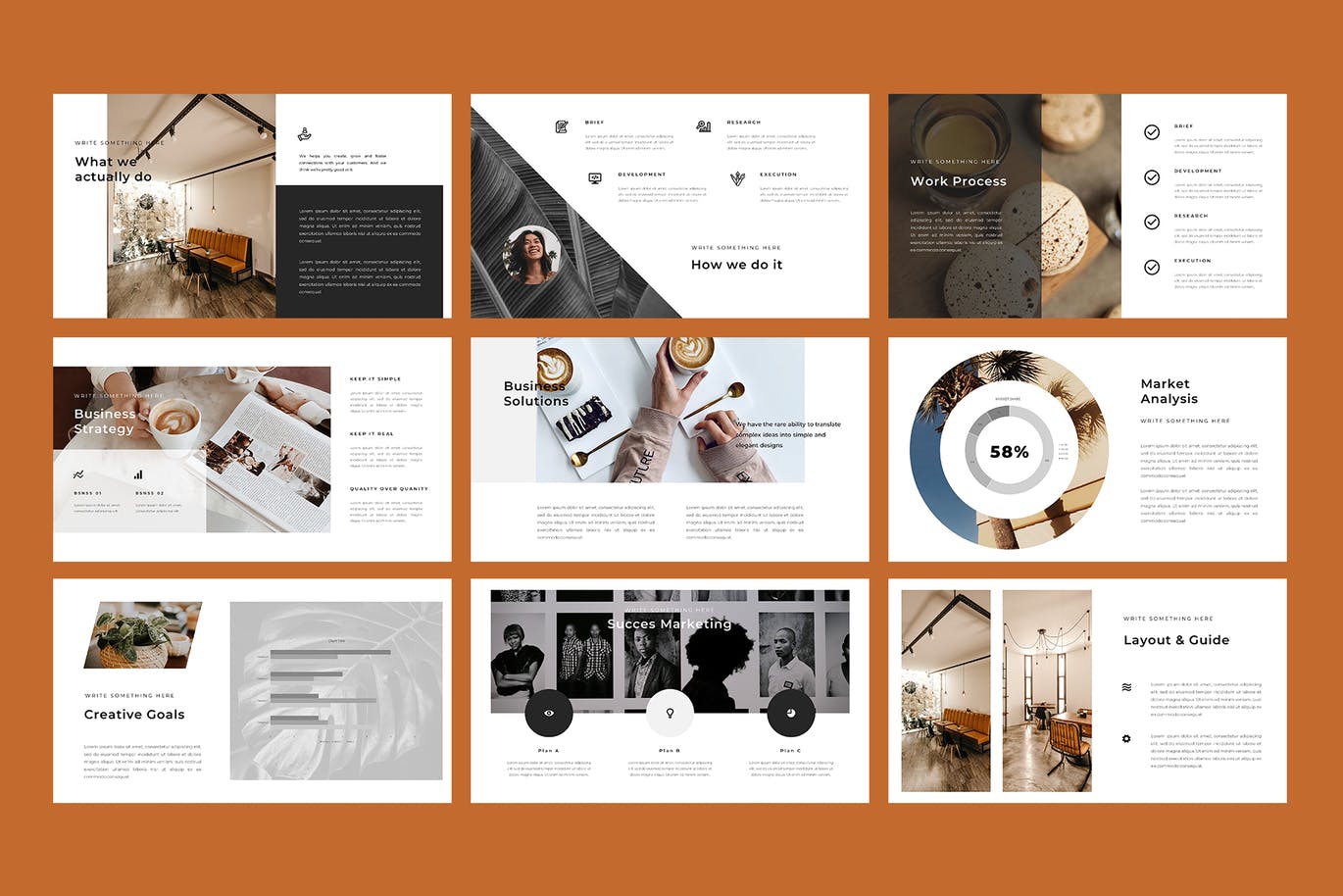 时尚高端简约优雅多用途的powerpoint幻灯片演示模板（pptx）