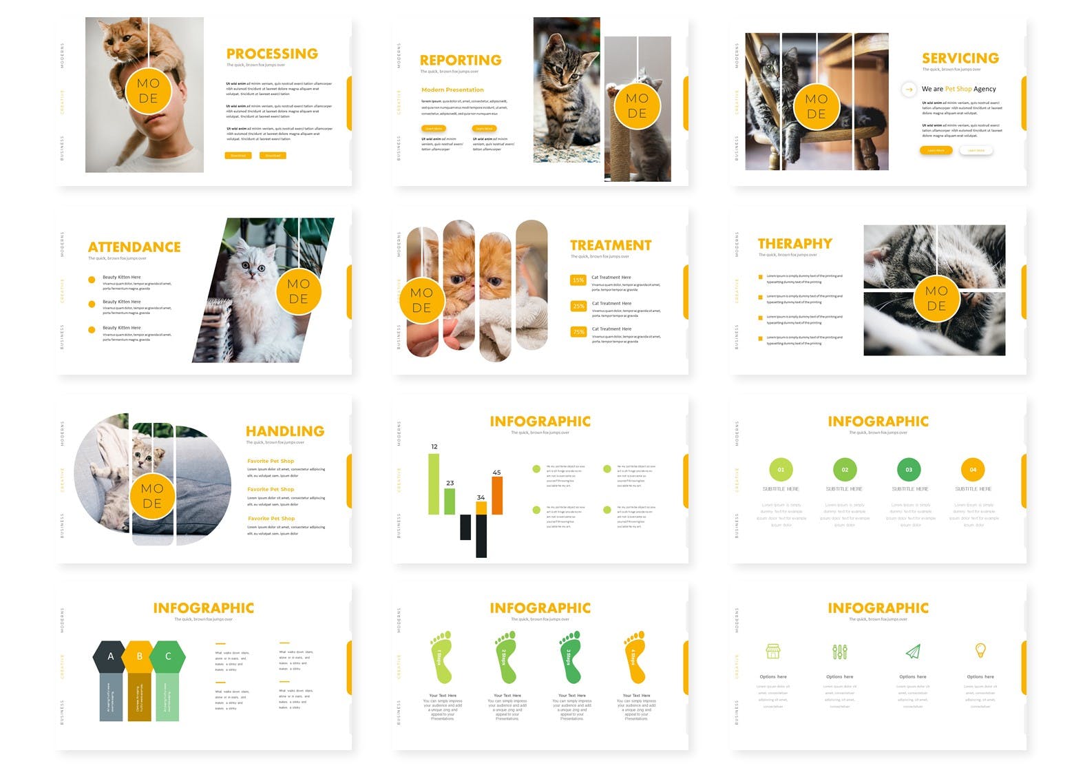 时尚专业的数据PPT模板下载(PPTX)