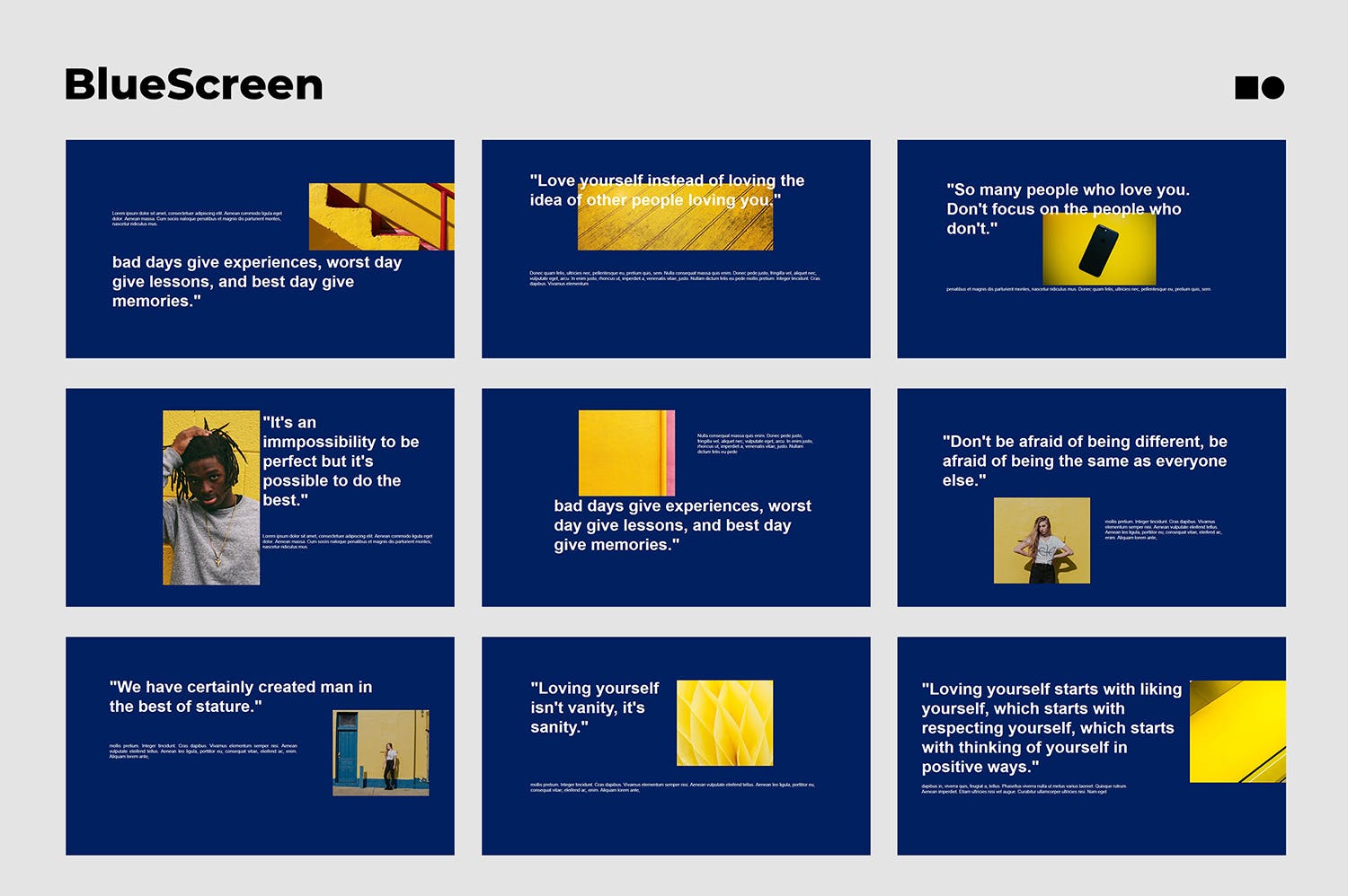 个性蓝色风格的PPT模板（PPTX）