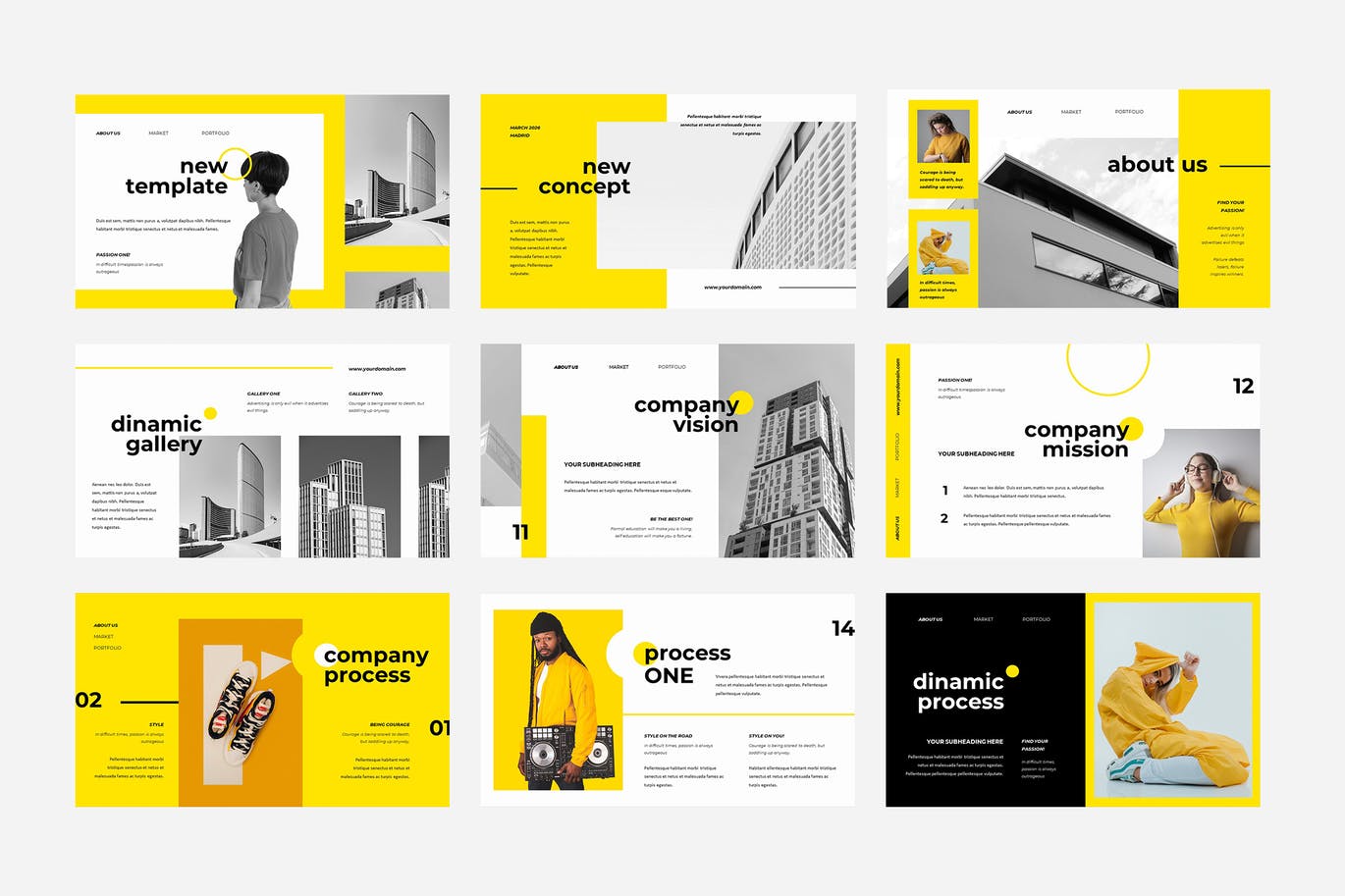 时尚高端简约多用途大数据powerpoint幻灯片演示模板（pptx）