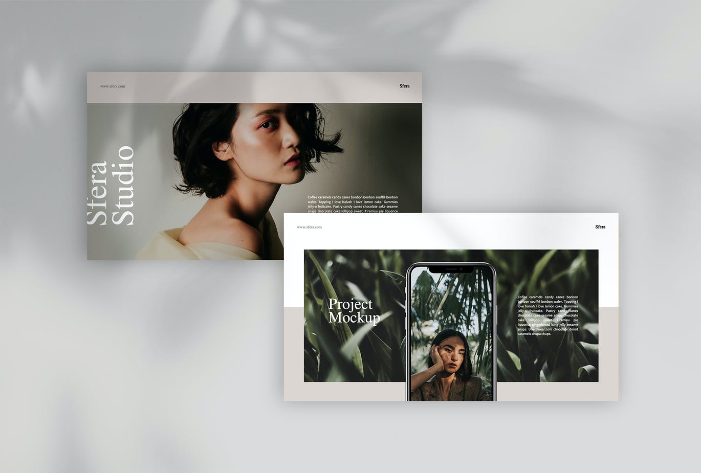 时尚大图PPT模板下载(PPTX)