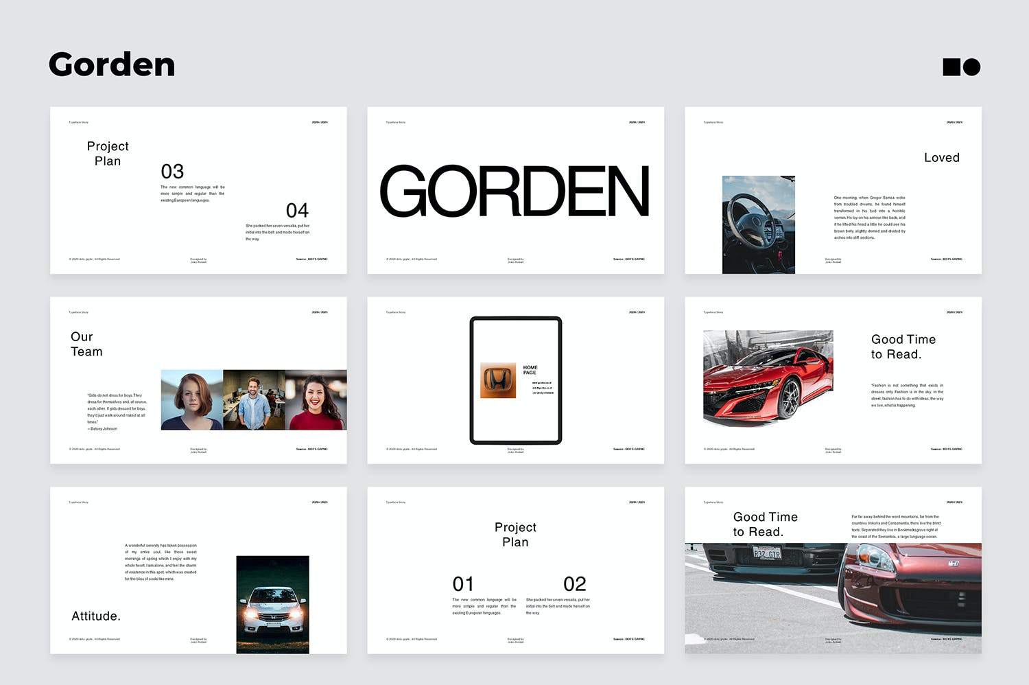 极简主义优雅的时尚PPT模板(PPTX)